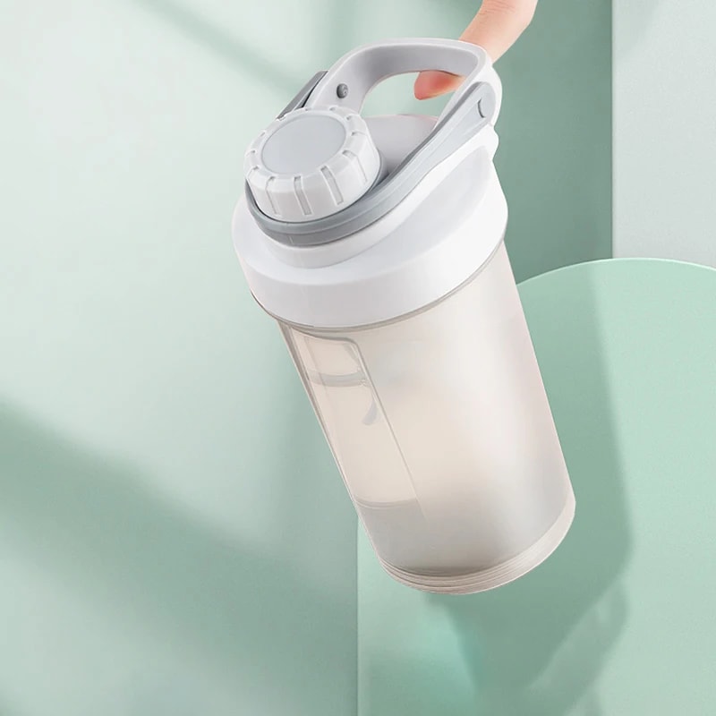 Milkshake Cup Sports Plastic Water Cup Shake Cup Fitness Bottle Protein Powder Cup 3