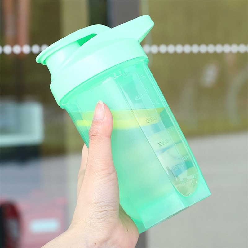 Milkshake Cup Sports Plastic Water Cup Shake Cup Fitness Bottle Protein Powder Cup 7