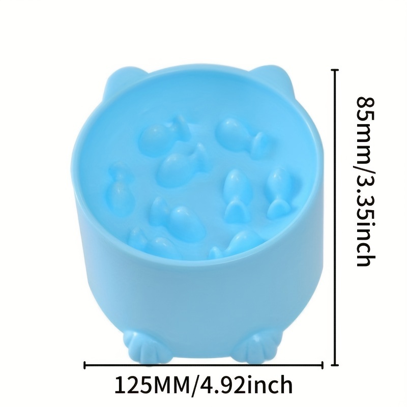 Slow Food Bowl For Cats And Dogs Anti Choking Rice Bowl With Neck Protection Cat Food Bowl Relievin 3