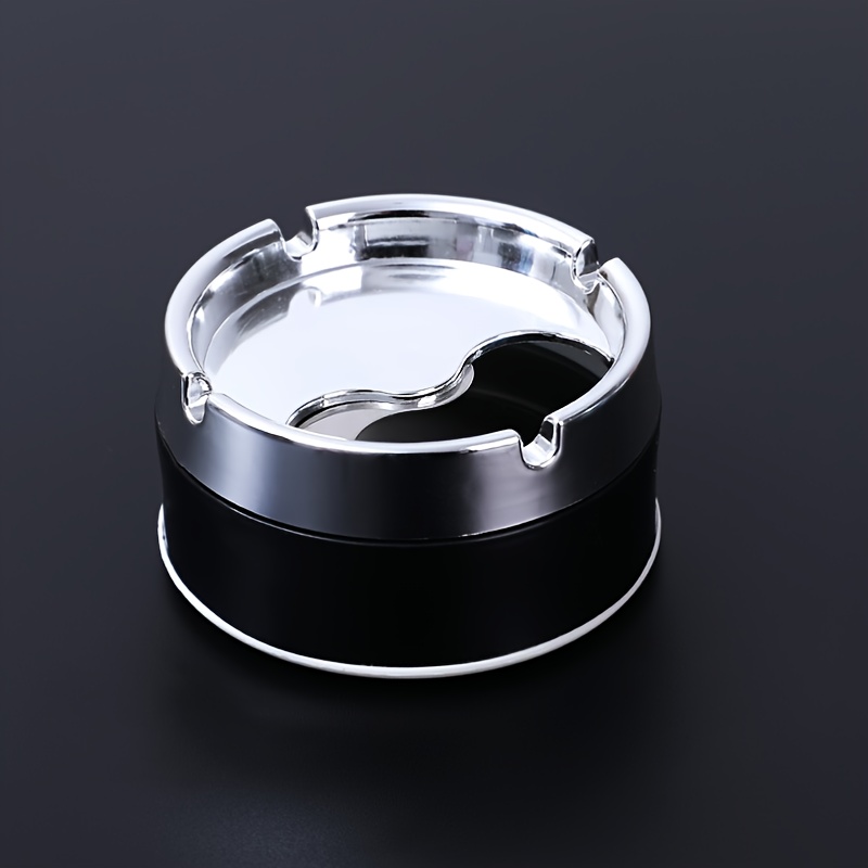 Creative Personalized Stainless Steel Ashtray With Lid Suitable For Windproof Use Homes Hotels 3