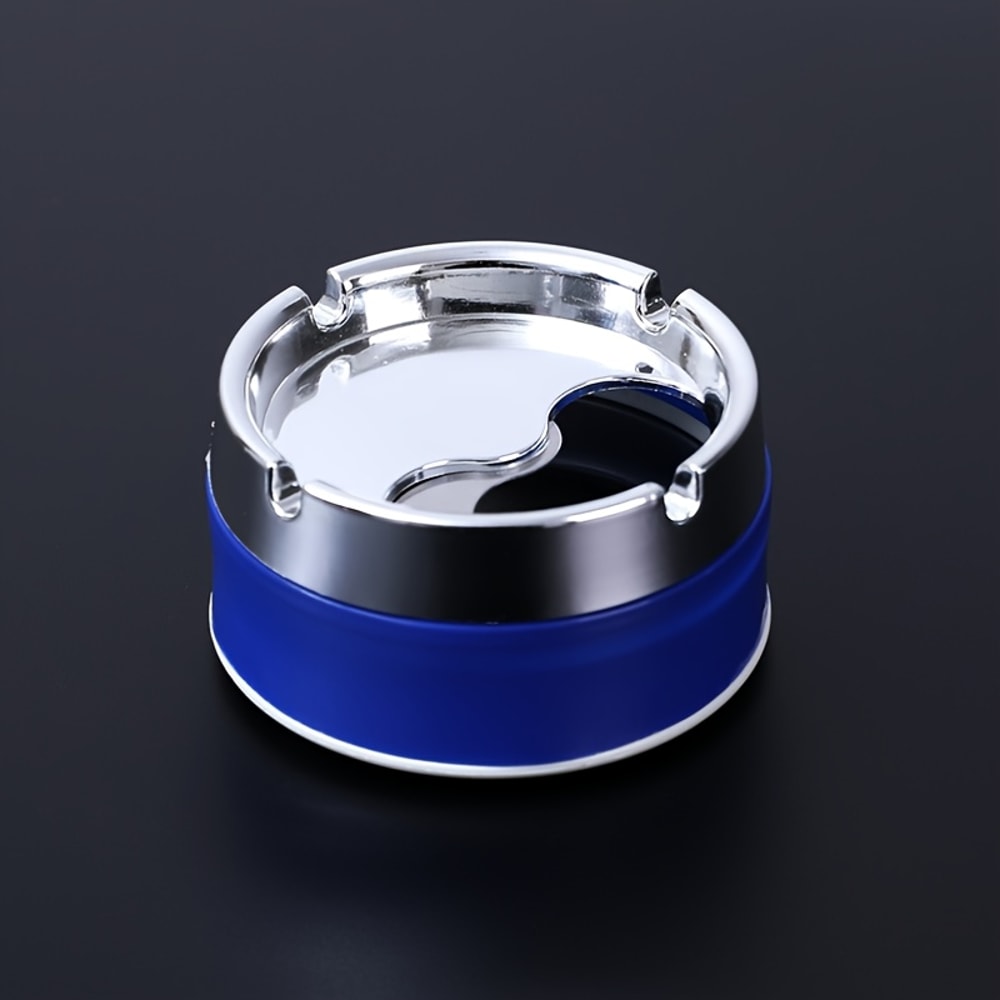 Creative Personalized Stainless Steel Ashtray With Lid Suitable For Windproof Use Homes Hotels 5