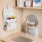 Multipurpose Hanging Storage Bag With Dual Pockets And Mesh Side Compartments Wall Mounted Storage 1
