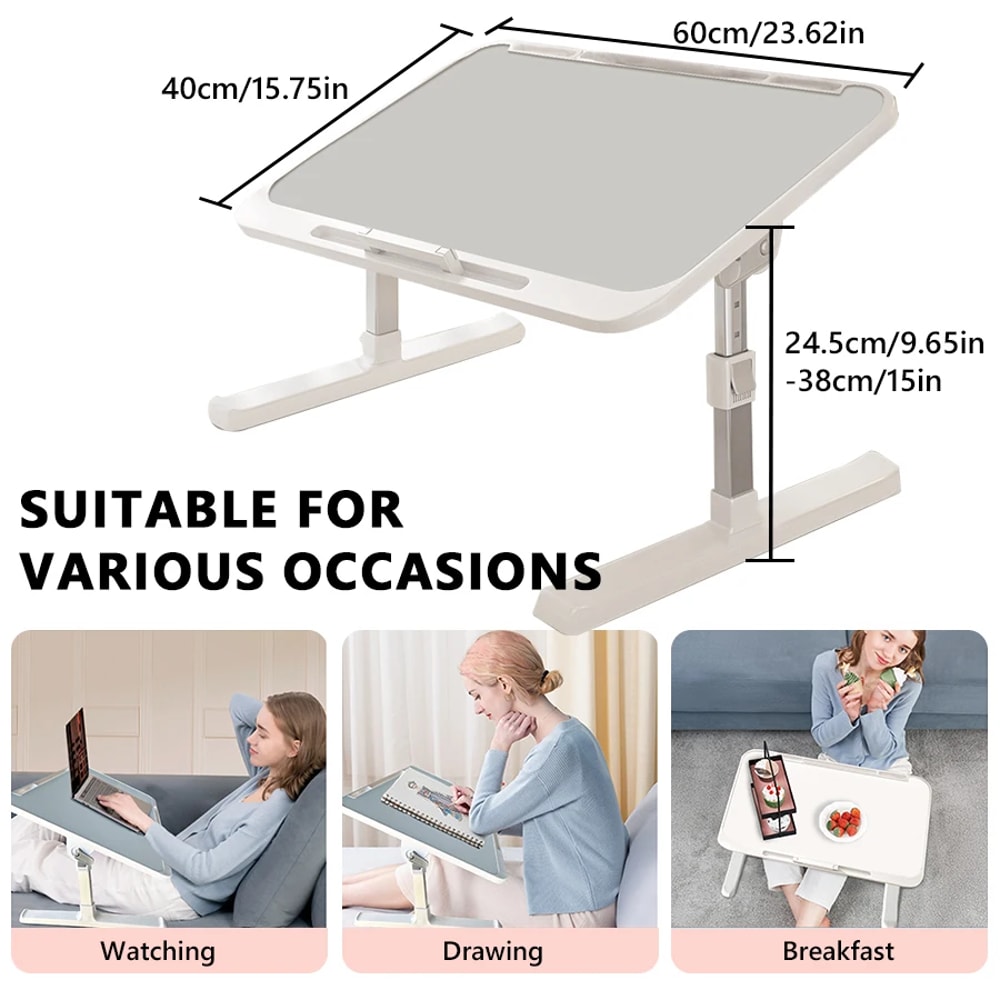 Adjustable Computer Desk Foldable Bed Desk For Childrens Study Office Desk 3