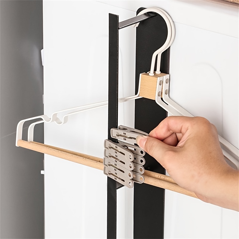 Wall Mounted Towel Rack Set For Increased Storage Magnetic Clothes Rack Storage Rack Space Saving 2