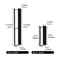 Wall Mounted Towel Rack Set For Increased Storage Magnetic Clothes Rack Storage Rack Space Saving 5