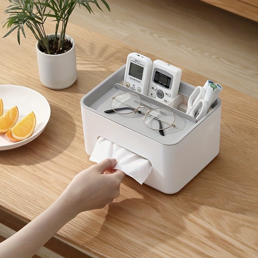 Multifunctional Remote Control Desktop Storage Box Miscellaneous Rack 1