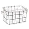 Cosmetic Organizer Office Stationery Organizer Toy Storage Basket Linen Desktop Storage 6