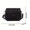 Adjustable Womens Crossbody Bag Square Shoulder Bag For Daily Travel 3