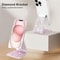 Mobile And Tablet Compatible Sparkling Diamond Phone Stand Desktop Stand 0
