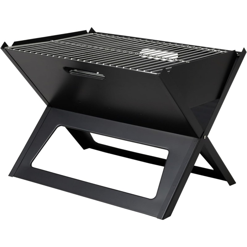 Instant Foldable BBQ Grill Notebook Cooking Bars For Outdoor Barbecues Easy Portability For Traveli 0