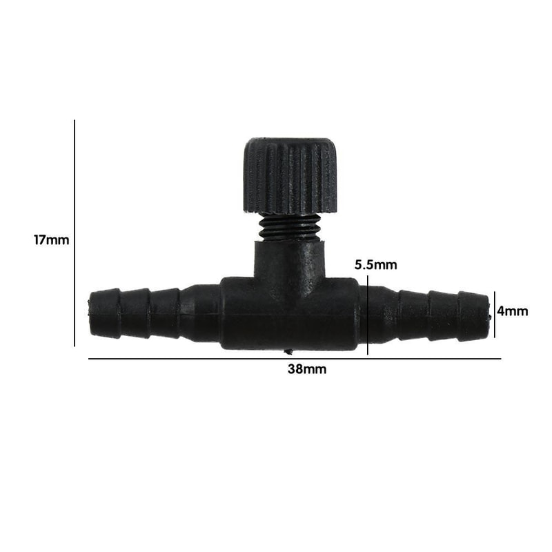 Adjustable Flow Control Regulator Valve For Fish Tank Airline Tubing 2