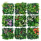 Durable Green Artificial Plant Wall Panel DIY No Watering Lifelike Maple Grass Mat For Home Decor 0