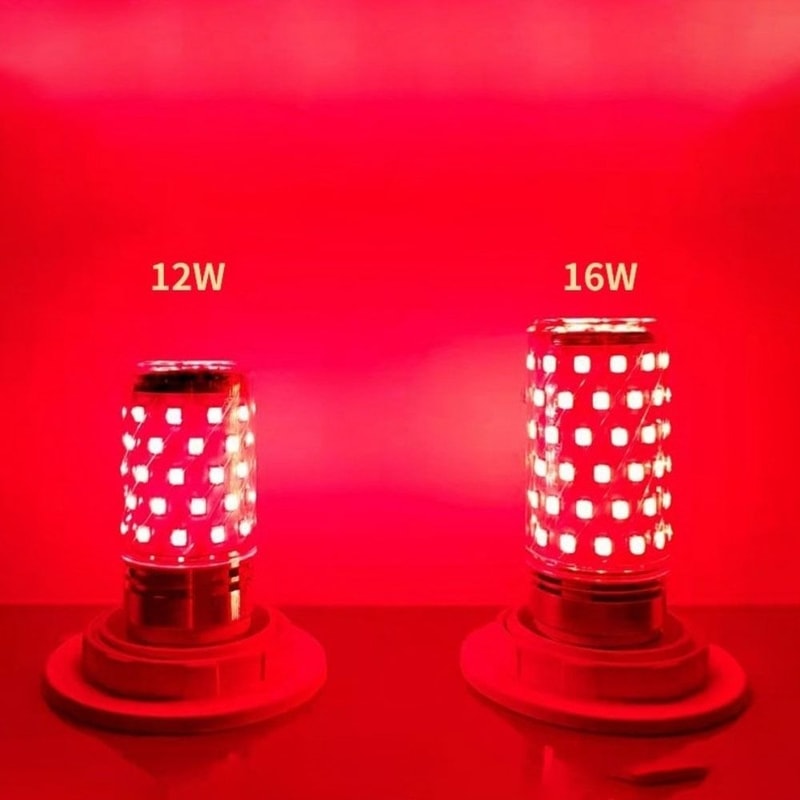 Energy Saving LED Corn Bulbs Red Color No Flicker High Brightness for Living Room