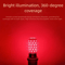 Energy Saving LED Corn Bulbs Red Color No Flicker High Brightness for Living Room