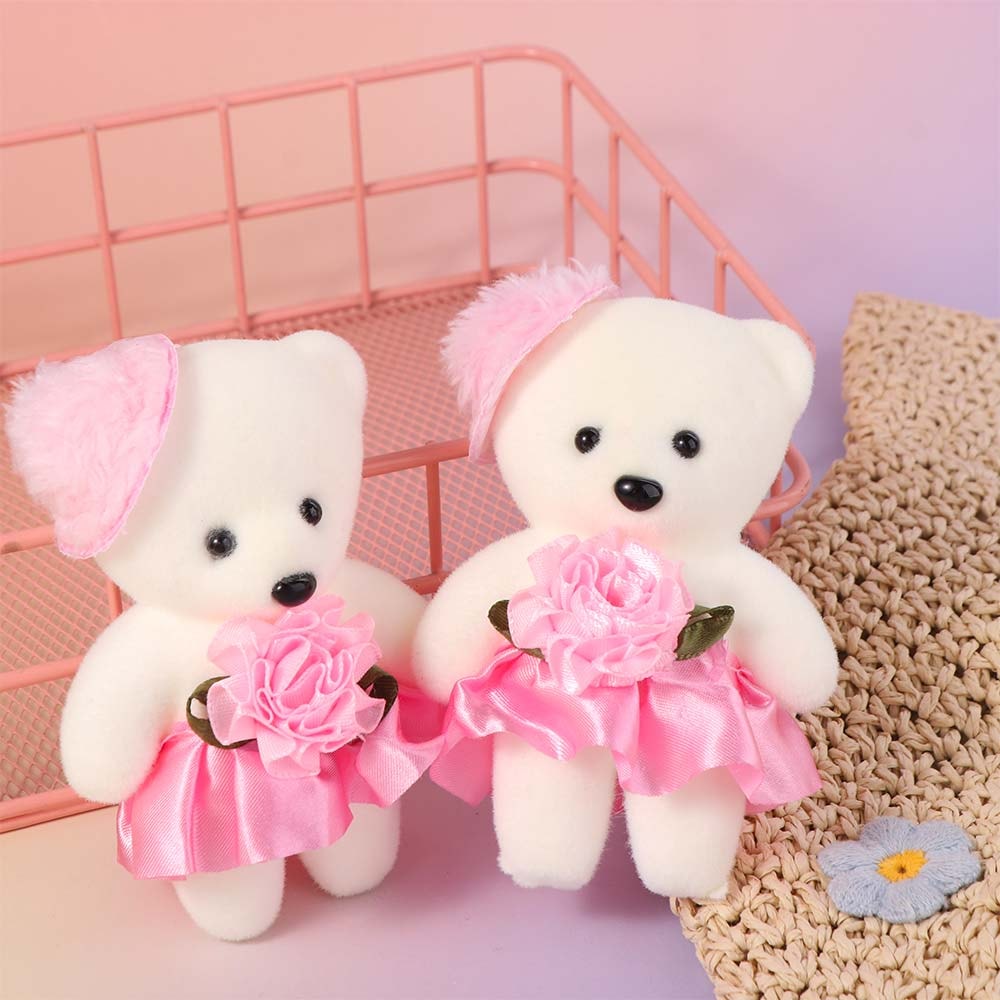 Plush Doll Cartoon Bear Set Foam Animal Plush Bouquet 2