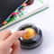 Sponge Finger Wet Tool Plastic Round Case For Casher Counting Money
