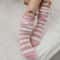 Cute Animal Printed Knee Socks Striped Lovely Long Winter Thigh High Stockings