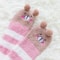 Cute Animal Printed Knee Socks Striped Lovely Long Winter Thigh High Stockings