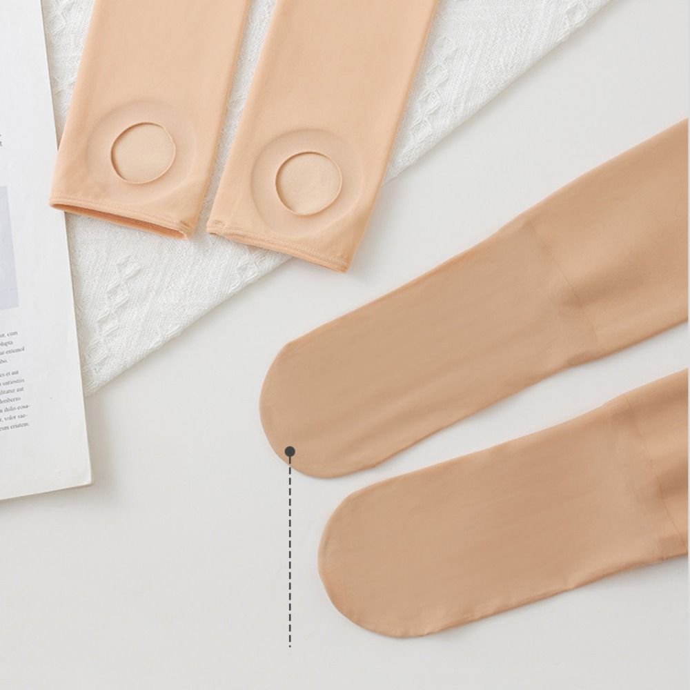 Nude Color Pantyhose Dress Thin Tights Women Realistic Bottoming Pants High Waist Abdominal Bare Le 4