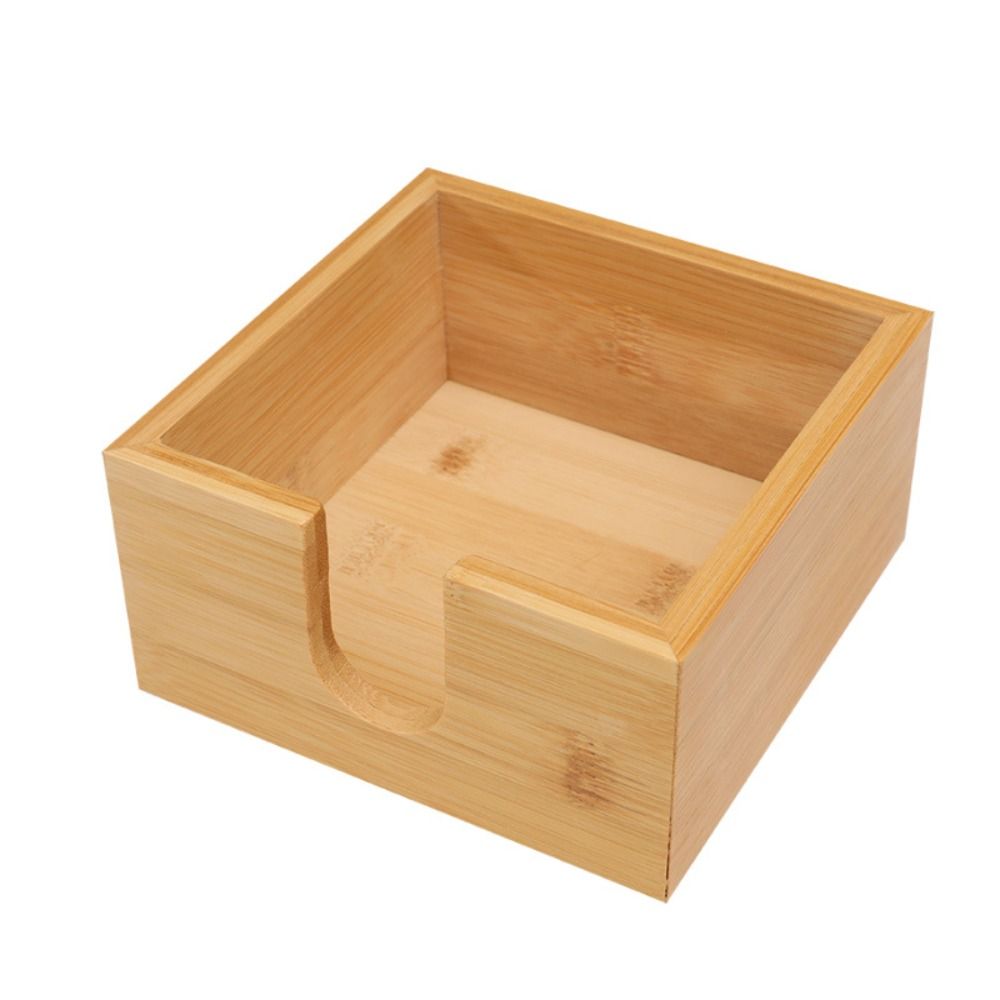 Bamboo Tissue Box Holder For Napkins Multifunction Case Drink Dispenser Living Room Dining Table Re 5