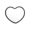Highdefinition Singlesided Handheld Heartshaped Mirror Little Beauty Makeup Mirror For Dormitories 4