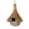 Cozy Birds Nest Shelter Ecofriendly Hand Woven Grass Bird Hut Hanging Bird House For Cold Weather 5