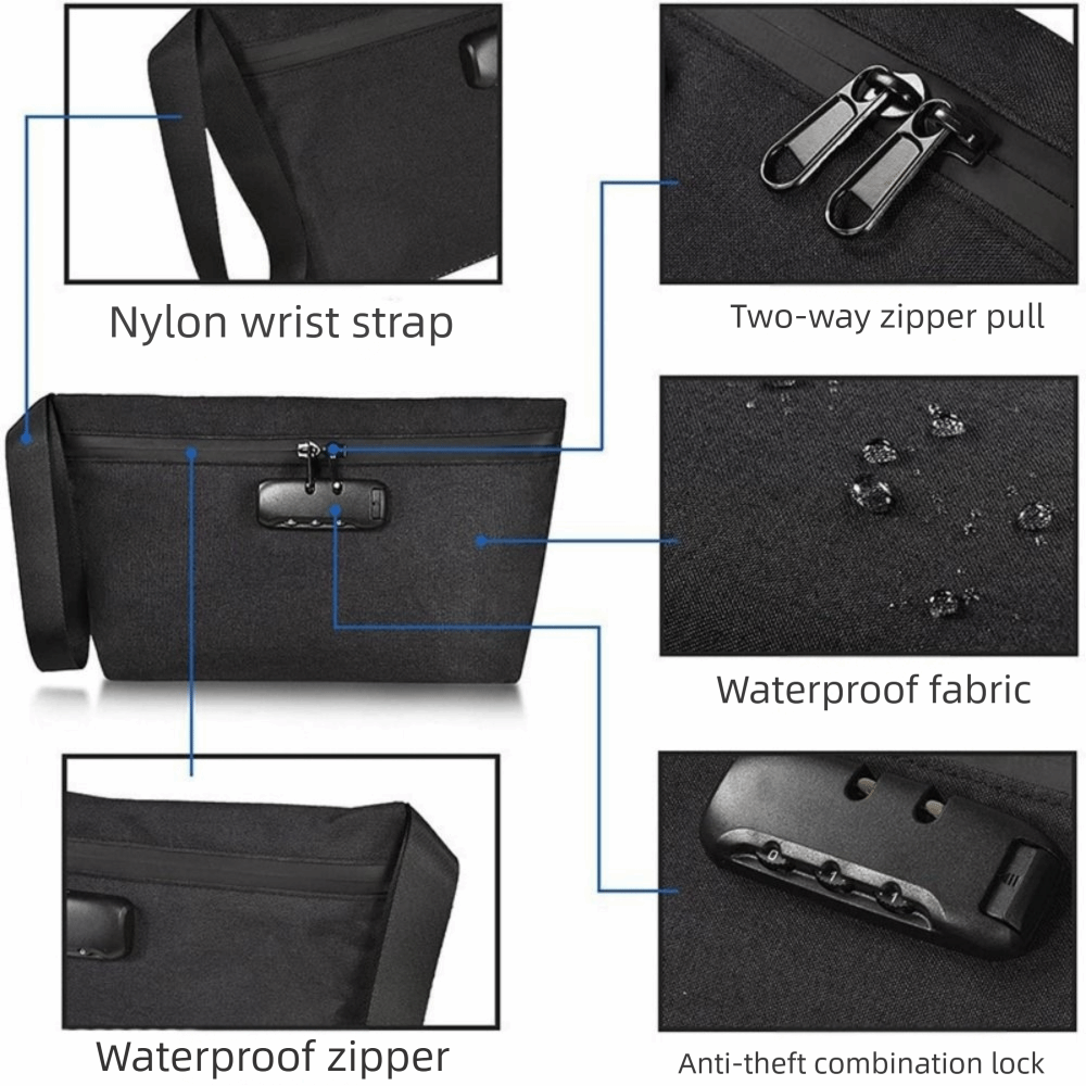 Waterproof Smell Proof Stash Bag With Password Lock Pipe Sealing Bag For Smell Isolation Travel Sto 3