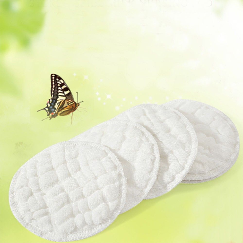 Soft Absorbent Reusable Nursing Breast Pads Washable Baby Breastfeeding 0
