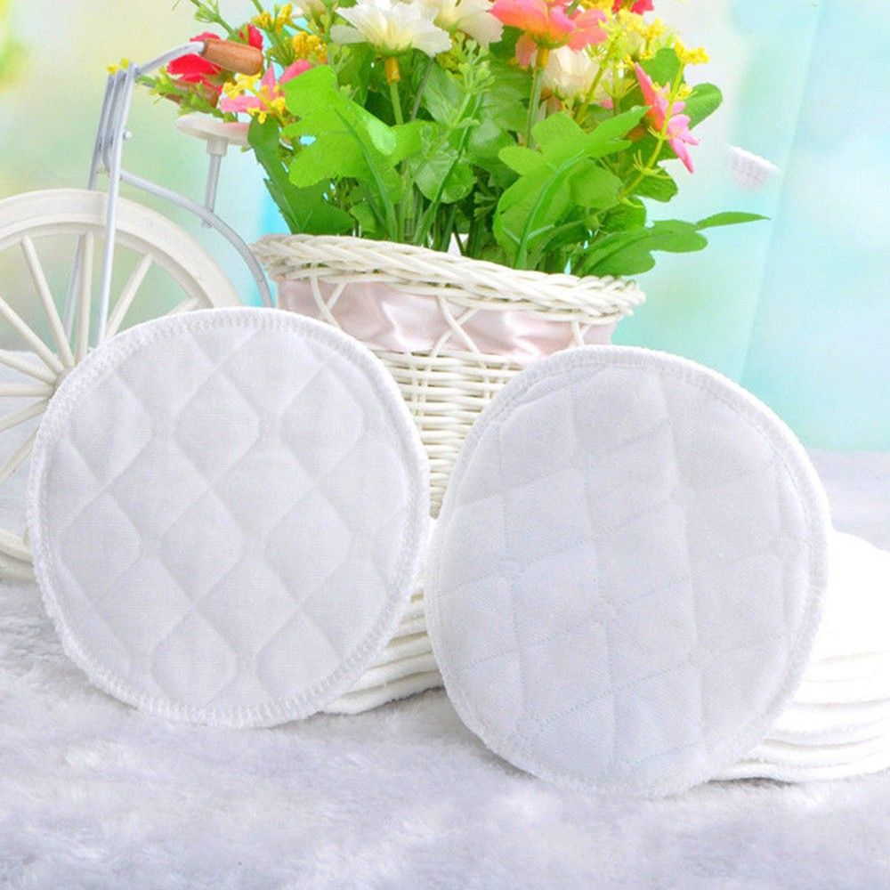 Soft Absorbent Reusable Nursing Breast Pads Washable Baby Breastfeeding 2