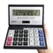 Solar Powered Foldable Flip Calculator, Eco-Friendly Solar Calculator
