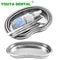 Sterilized Stainless Steel Kidney Shaped Tray Medical Dental Surgical Cosmetic Tattoo Container Wit 0