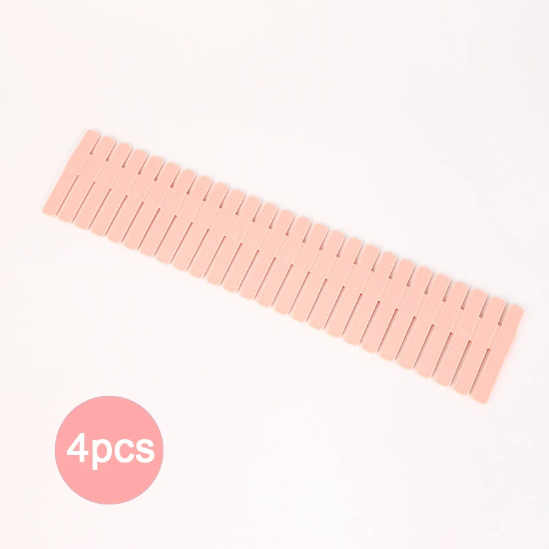 Durable Adjustable Drawer Divider Organiser For Makeup Socks Underwear And Cabinet Storage 6