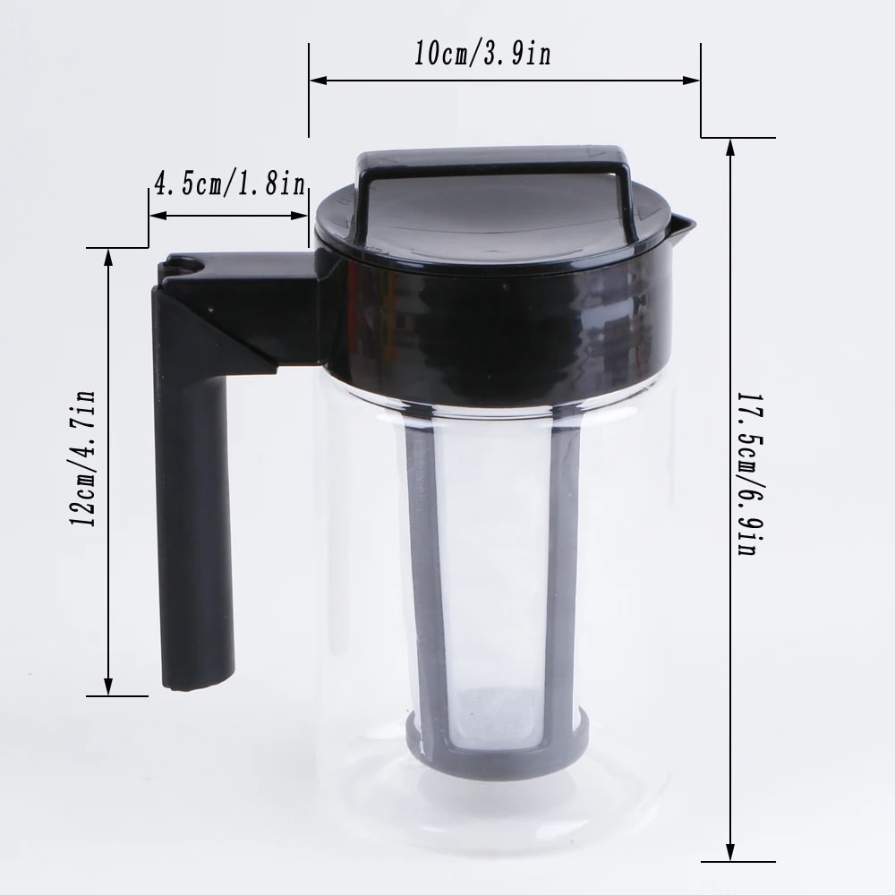 Cold Brew Coffee Maker With Handle And Coffee Filter For Iced Coffee 4