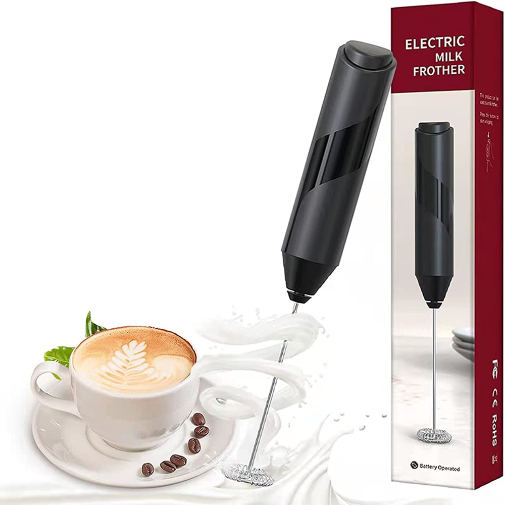 Wireless Mini Electric Milk Foamer Blender Handheld Coffee Whisk Mixer Egg Beater Cappuccino Frothe 5