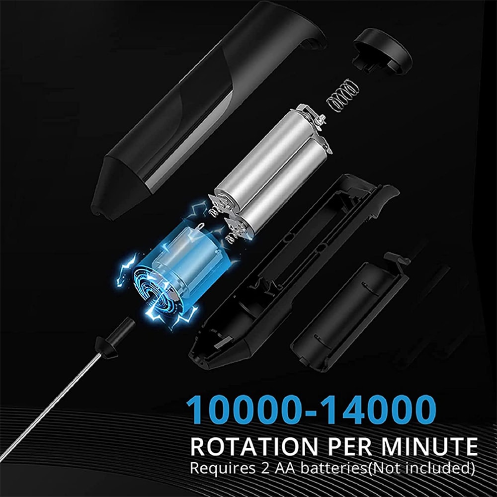 Wireless Mini Electric Milk Foamer Blender Handheld Coffee Whisk Mixer Egg Beater Cappuccino Frothe 1