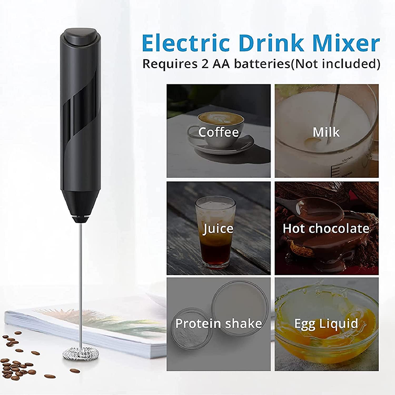 Wireless Mini Electric Milk Foamer Blender Handheld Coffee Whisk Mixer Egg Beater Cappuccino Frothe 3