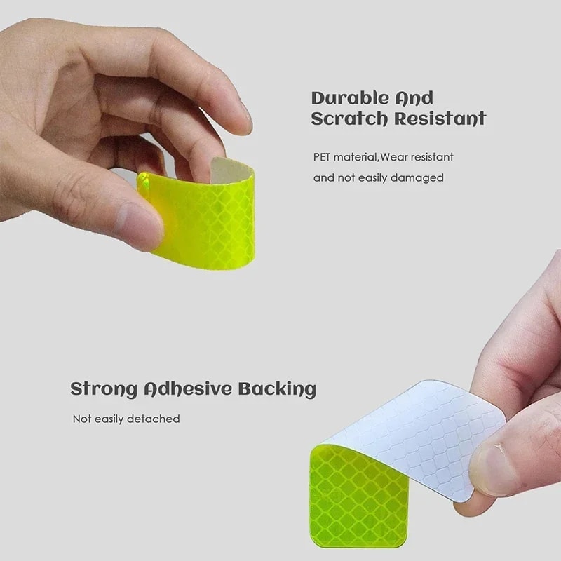 Baby Stroller Reflective Patch Waterproof Night Safety Warning Sticker Multifunction Anticollision 2