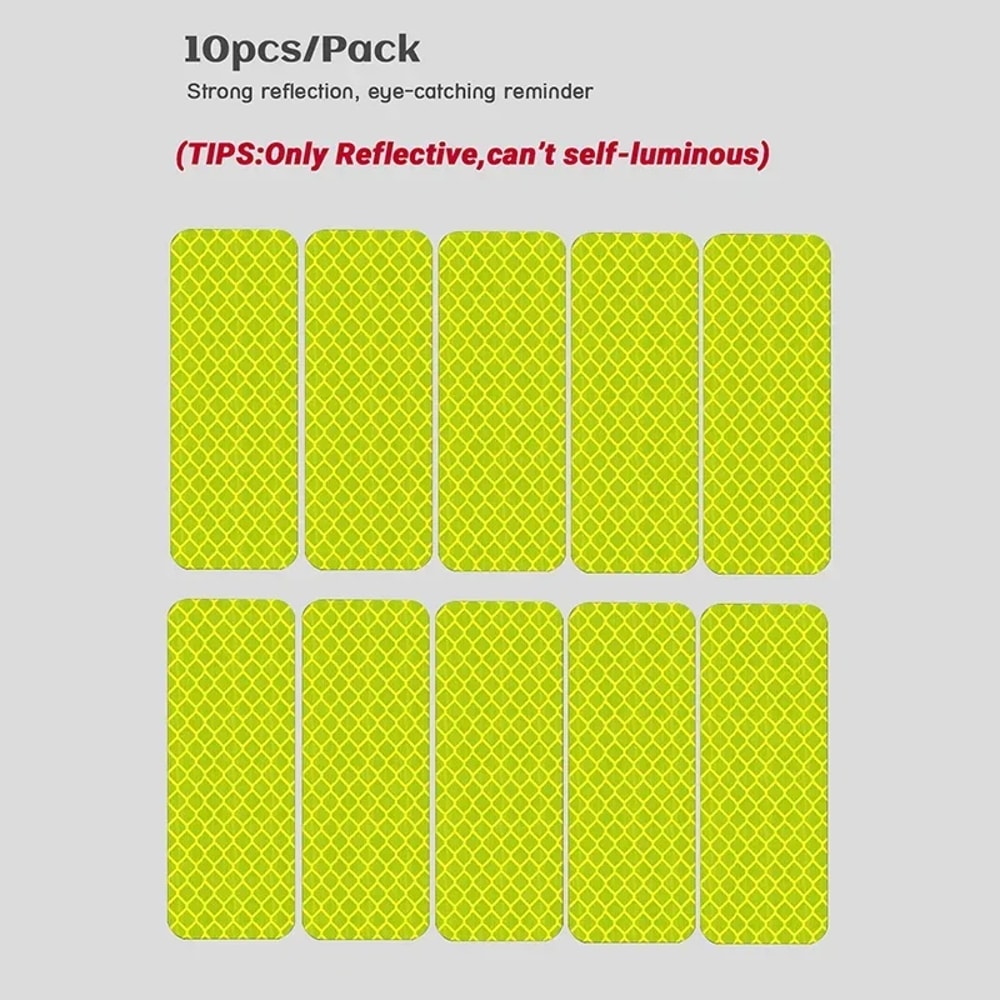 Baby Stroller Reflective Patch Waterproof Night Safety Warning Sticker Multifunction Anticollision 5