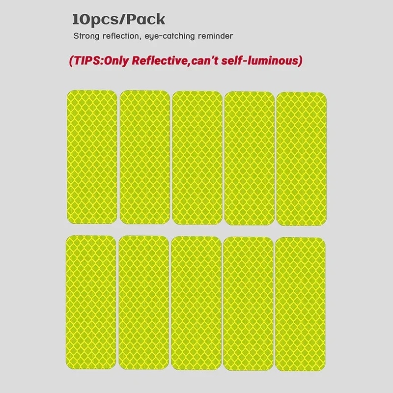 Baby Stroller Reflective Patch Waterproof Night Safety Warning Sticker Multifunction Anticollision 5