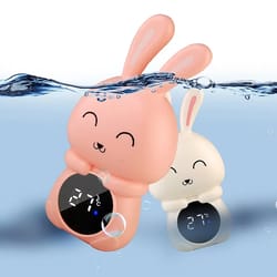 cartoon baby bath temperature meter led digital floating water tester for safety
