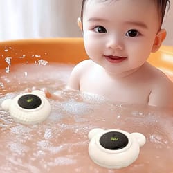 baby bath temperature monitor digital touch control thermometer cartoon led display water temperature meter