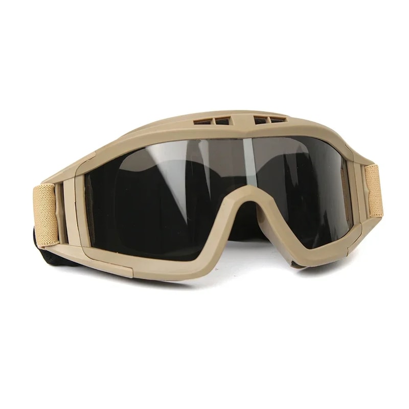New Airsoft Tactical Goggles Windproof Dustproof Shooting Glasses Mountaineering Motorcycle Motocro 7