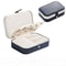 Leather Travel Jewelry Case Portable Jewelry Box Organizer Zipper Storage Jewelry Display Case 10