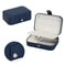 Leather Travel Jewelry Case Portable Jewelry Box Organizer Zipper Storage Jewelry Display Case 8
