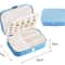 Leather Travel Jewelry Case Portable Jewelry Box Organizer Zipper Storage Jewelry Display Case 11