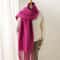 Soft Cashmere Winter Scarf For Women Solid Blanket Pashmina Thick Tassel Wrap 5