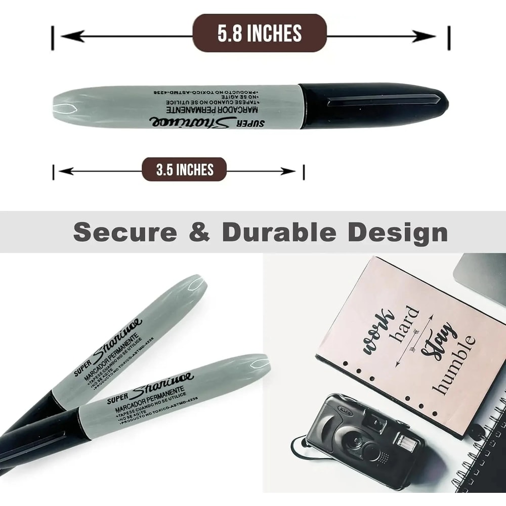 Diversion Safe Creative Fake Red Black Marker Pen For Hiding Necklace Money Small Valuables Home Of 4