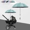 Baby Stroller Accessories UV Protection Umbrella With Clamp Sunscreen Rainproof Cover 0