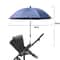 Baby Stroller Accessories UV Protection Umbrella With Clamp Sunscreen Rainproof Cover 9