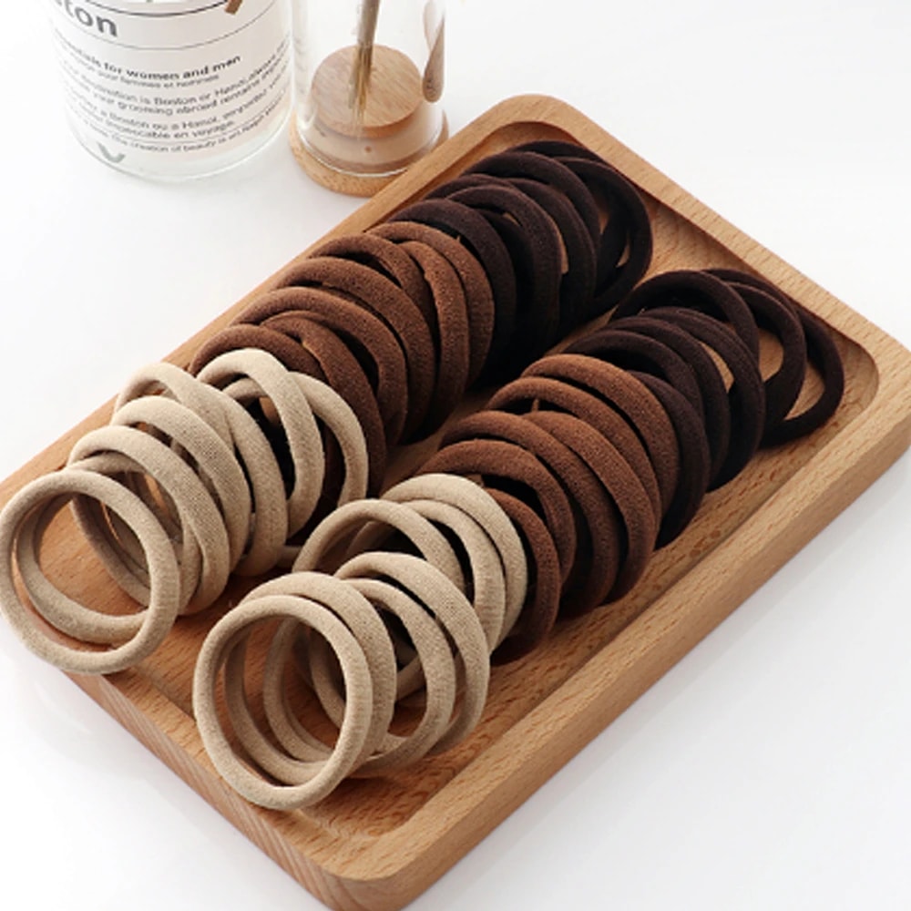 High Elastic Hair Bands For Women Girls Multicolor Hair Ties Ponytail Holder Scrunchies Hair Access 2